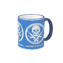 Somalian Pirates Union - Local 69 Blue Coffee Mugs