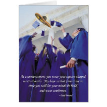 Sombrero Graduation Greeting Card