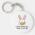 Some Bunny In Texas Loves Me Key Chain