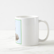 some bunny loves chocolate egg coffee mug