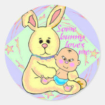 Some Bunny Loves Me Stickers