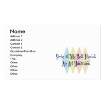 Some of My Best Friends Are Art Historians Business Card Template