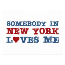 Somebody in New York Loves Me Post Cards