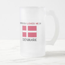 Somebody Loves Me In DENMARK Coffee Mug