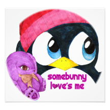 Somebunny love's me photo print