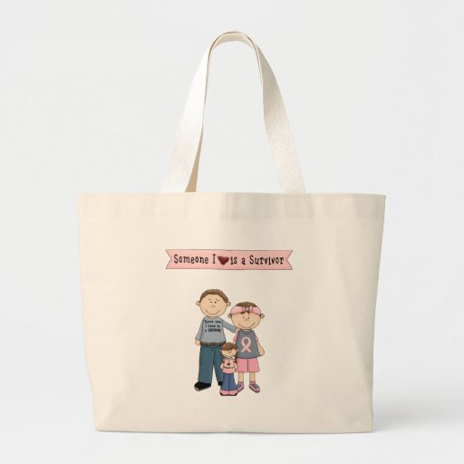 Someone I Love Is A Survivor Canvas Bag
