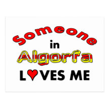 Someone in Algorfa Loves Me. Postcard