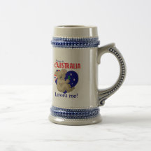 Someone in Australia Loves Me  Koala Coffee Mugs