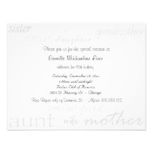 Someone Special - Female - Birthday Invitation