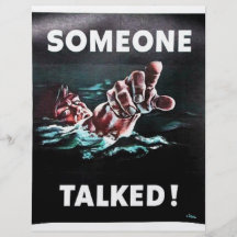 Someone Talked Full Color Flyer