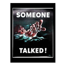 Someone Talked Postcards