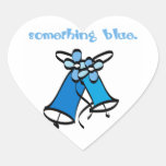Something Blue Bridal Heart Stickers