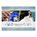 Something Blue Custom Wedding Thank You Cards