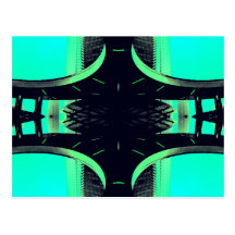Something Different - Modern Urban Futurism Postcard