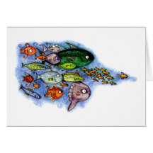 Something's Fishy Greeting Cards