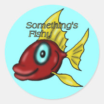 Something's Fishy sticker