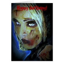 'Sometimes They Come Home' (Zombie) Birthday Card