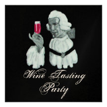 SOMMELIER WINE TASTING PARTY ,White Champagne Invitations