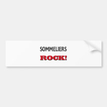 Sommeliers Rock Bumper Sticker
