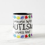 Somone With Autism Loves Me (PP) Coffee Mug