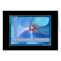 Son and Daughter-in-Law -  Wedding Congratulations Greeting Cards
