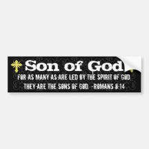 Son of God Christian Bumper Sticker