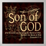 Son of God, Romans 8:14 Christian Print