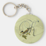 Songbird Initial K Key Chain