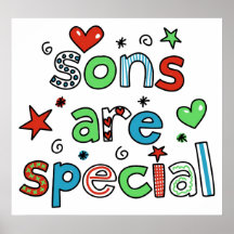 Sons are Special Print