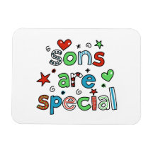 Sons Are Special Rectangular Magnet