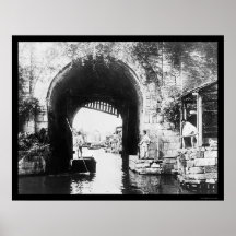 Soochow, China Canal 1898 Posters
