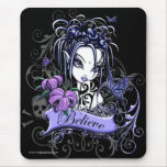 "Sophia Lilly" Believe Butterfly Fairy Mousepad