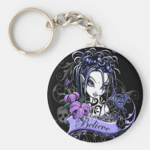 Sophia Lilly Believe Flower Fairy Keychain