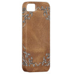 Sophisticated  brown Western Leather iphone5 case iPhone 5 Cases