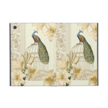 Sophisticated vintage Peacock Lily floral iPad Mini Covers