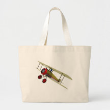 Sopwith Camel and Pilot Canvas Bags