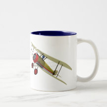Sopwith Camel and Pilot Mug