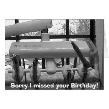 Sorry I missed your Birthday! Cards