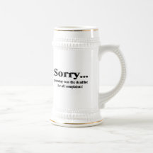 Sorry Mug
