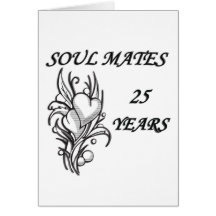 SOUL MATES 25 Years Card
