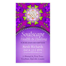 Soulscape Health & Healing New Age Business Card