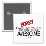 Sound Of Awesome Funny Button Humour