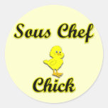 Sous Chef Chick Stickers