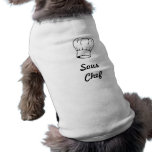 Sous Chef T-Shirt for Dogs Doggie Tshirt
