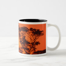 South Africa.  African sunset. Coffee Mug