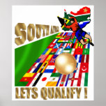South Africa Lets Qualify Soccer Posters