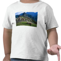South America, Peru. A llama rests on a hill T Shirts