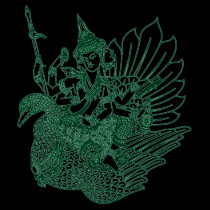 SOUTH ASIAN GODDESS RIDING SWAN t-shirts