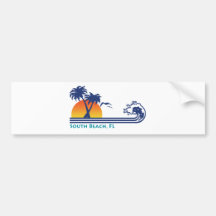 South Beach Bumper Sticker