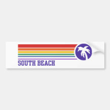 South Beach Bumper Sticker